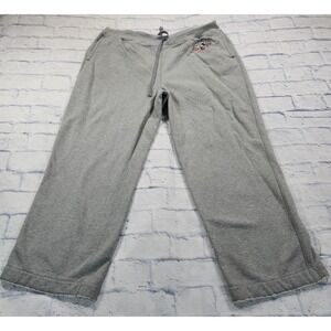 Disney World MENS XL Sweatpants Heather Gray Mickey 1971 Casual Drawstring